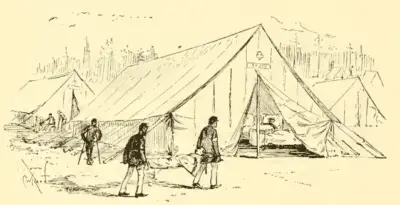 civil war hospital tent